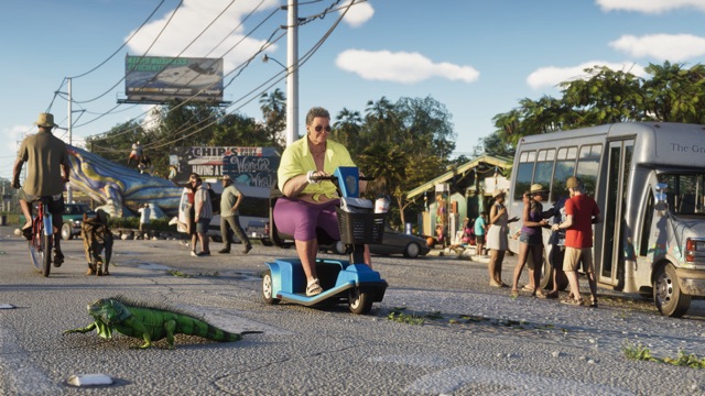 Leonida Keys, in an official GTA 6 screenshot of Leonida (2 of 6)